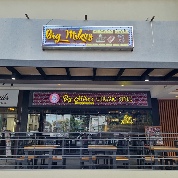 Exterior of Big Mike's Chicago Style Food along Katipunan St., Marikina